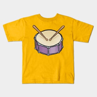 Purple drum Kids T-Shirt